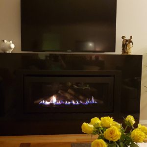 Absolute Black Granite for a fire place