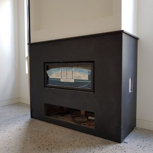 Absolute Black Granite Fire Place in Melbourne