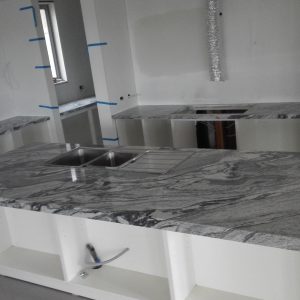 Verona White Granite Install