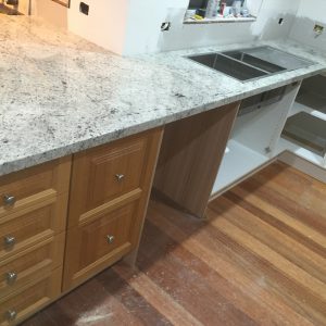Bianco Romano Granite Kitchen Benchtop Overview