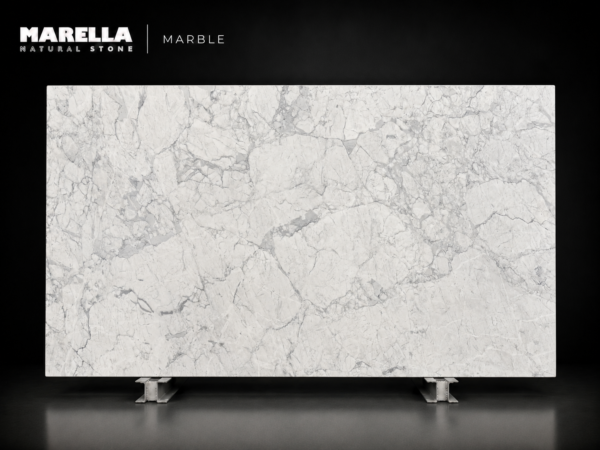 Calacatta Caldia Marble Honed BLK18877 @ 3140x1980x20mm Calacatta Caldia Marble or White Marble