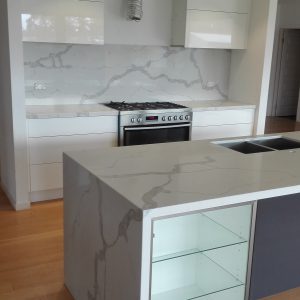 Calacatta Luna Engineered Stone Kitchen Overview