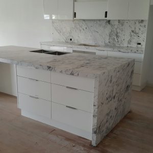 Carrara Marble Kitchen Overview