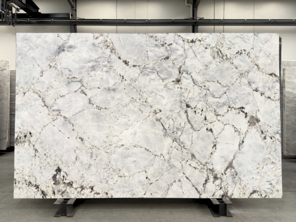 Delicatus White Granite Honed BLK818 @ 3200x1980x20mm Delicatus White Granite Slabs Melbourne