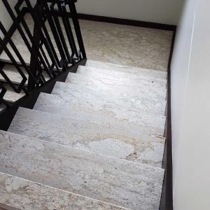 White Granite Stairs
