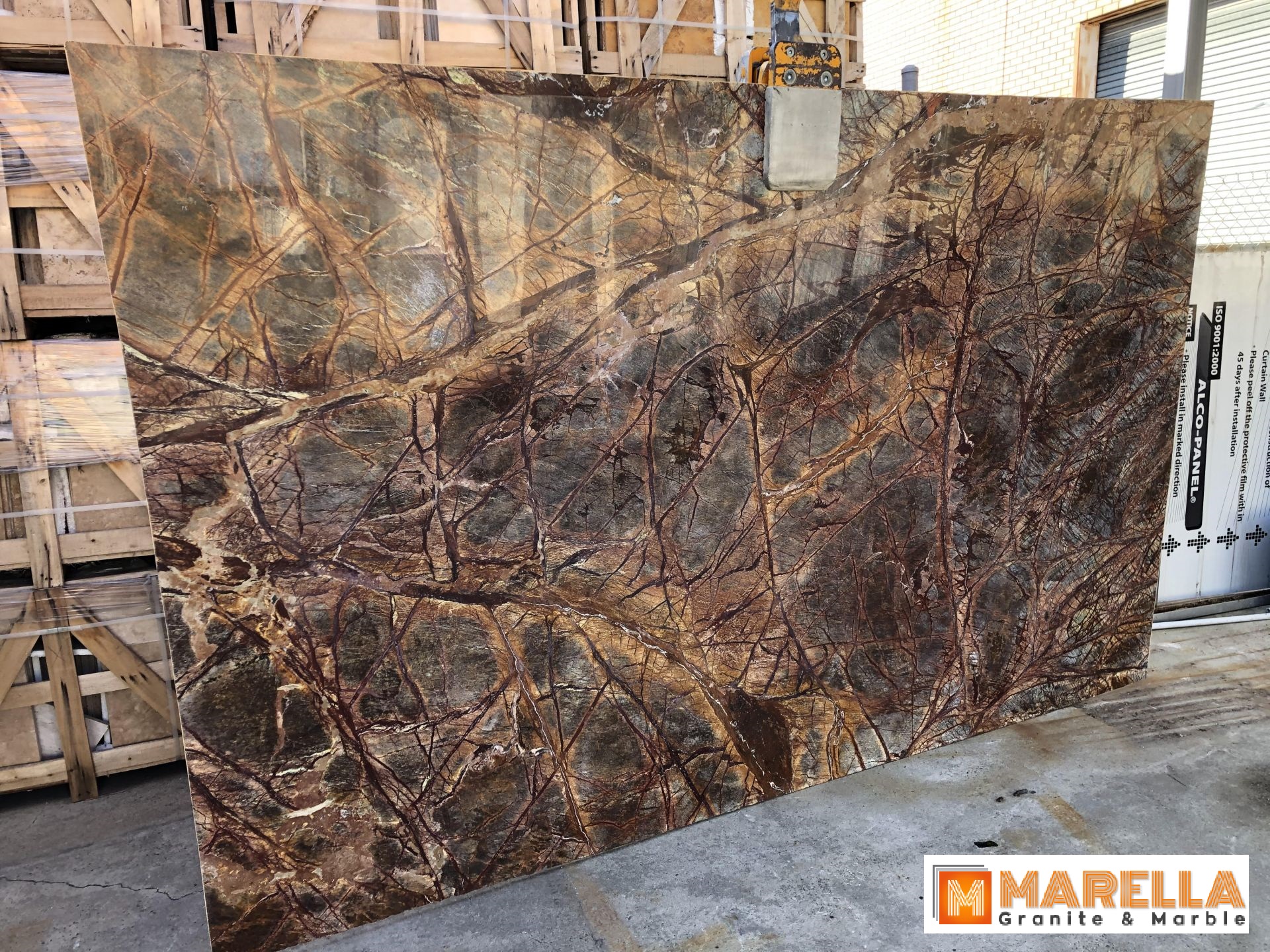 Polished Brown Marble