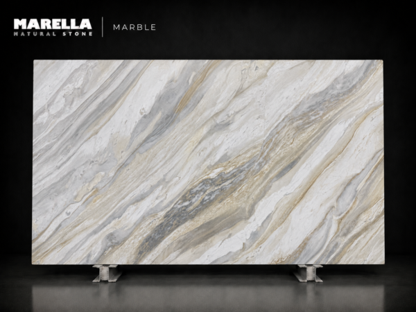 Santos Marble Honed BLK129 @ 3100x1850x20mm Santos Marble in Melbourne