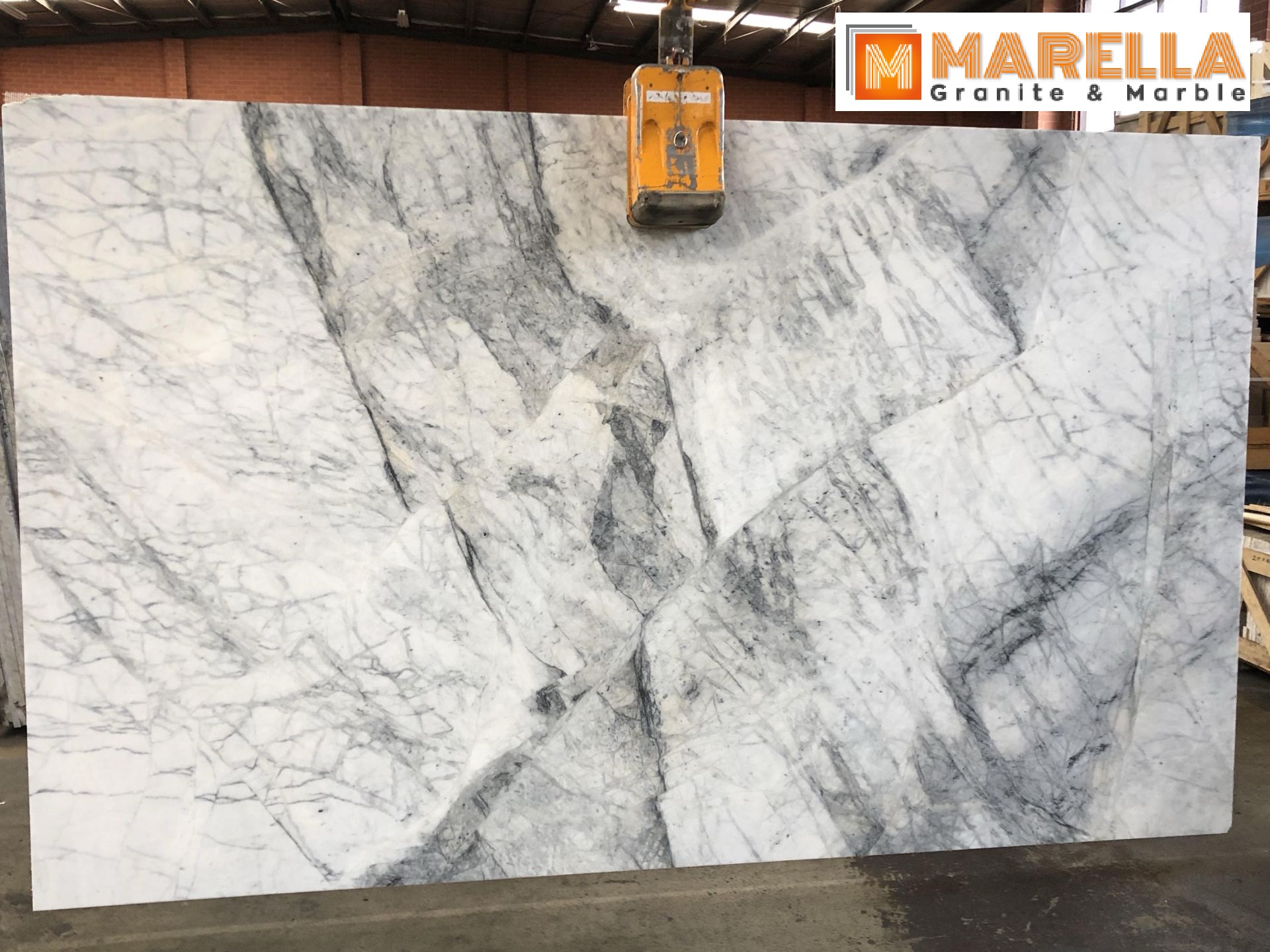 Saphire White Marble Honed