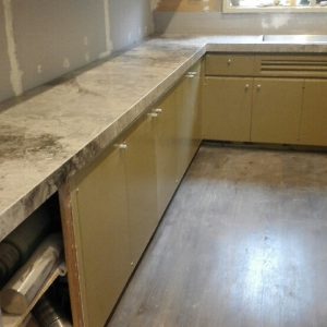 Silver galaxy marble Laundry benchtop