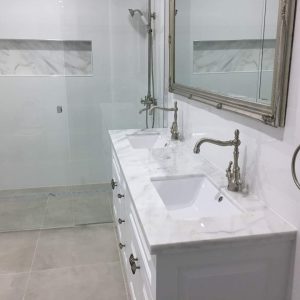Thassos White Marble Bathroom Vanity
